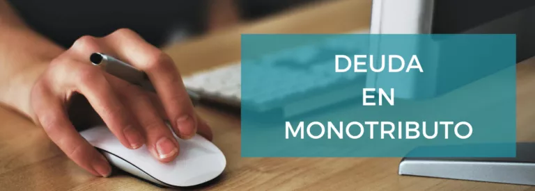 Deuda Monotributo afip 2020