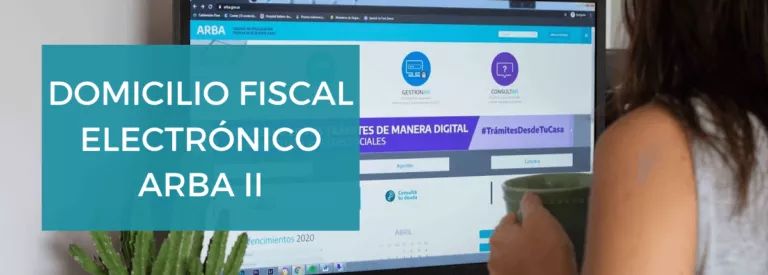 Domicilio Fiscal Electrónico ARBA: notificaciones