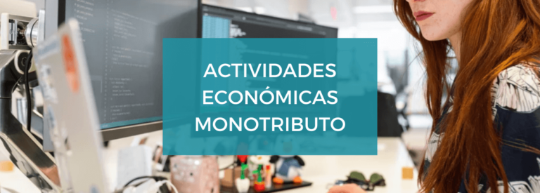 listado actividades monotributo