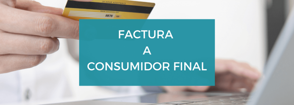 Factura a consumidor final: monto máximo