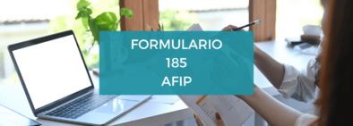 Formulario 185 AFIP